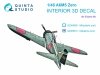 Quinta Studio QD48610 A6M5 Zero (Nakajima Production) 3D-Printed & coloured Interior on decal paper (Eduard) 1/48